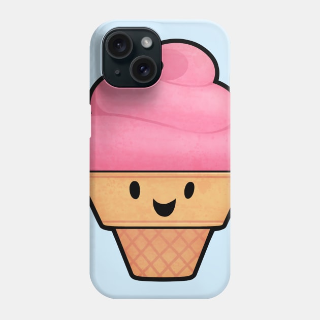 Strawberry Ice Cream Phone Case by kantonic