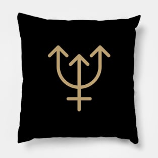 Neptune Solar System Symbol Pillow