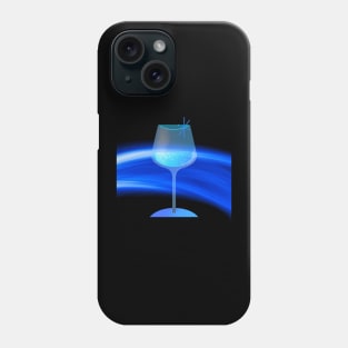 Blue cocktail Phone Case