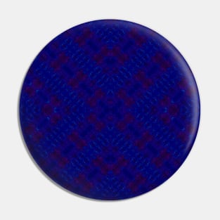 Dark Blue Pattern Pin