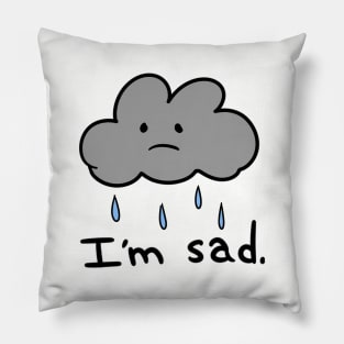 Sad Cloud. Pillow