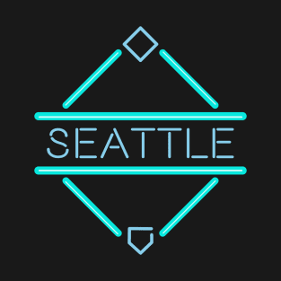 Seattle Neon Diamond T-Shirt