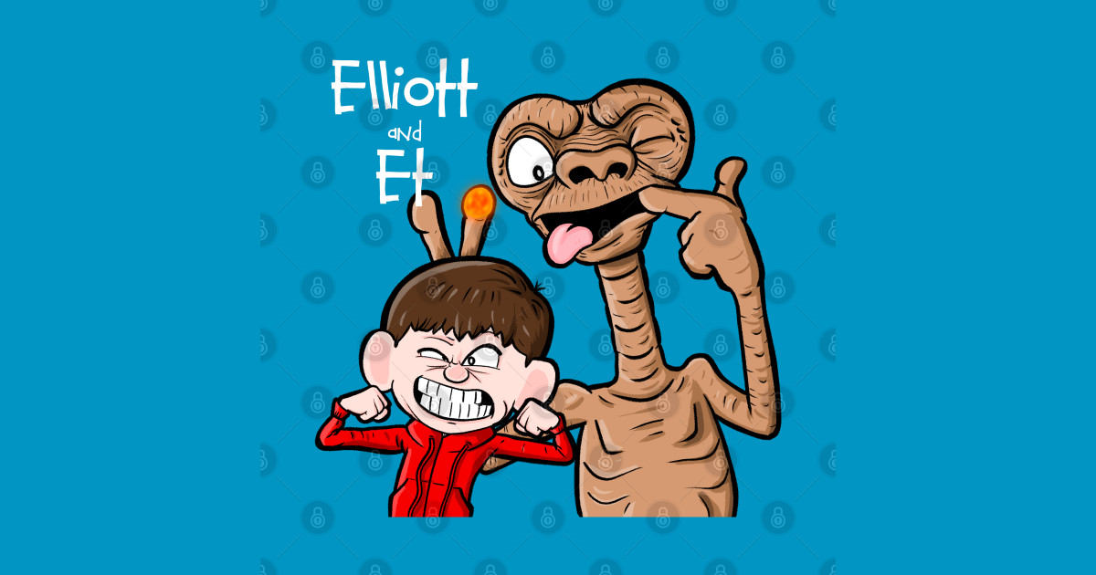 Elliott & Et - Et Extraterrestrial - Hoodie | TeePublic