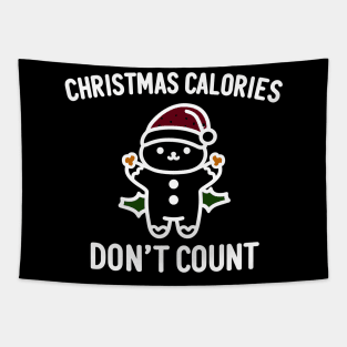 Christmas Calories Don't Count Tapestry