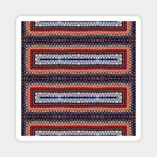 Southwest Style Wool Blanket Pattern Number 6 Magnet