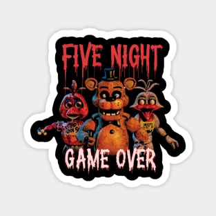 Five Nights At Freddy's Game Over Magnet