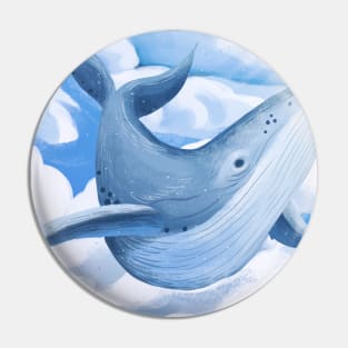 Blue Ocean Summer Beach Waves Pin