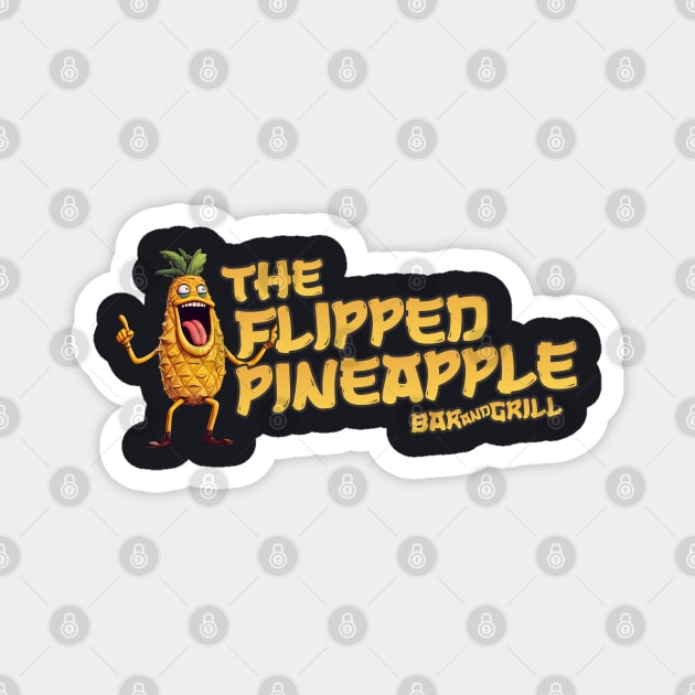 Flipped Pineapple Magnet by stuff101