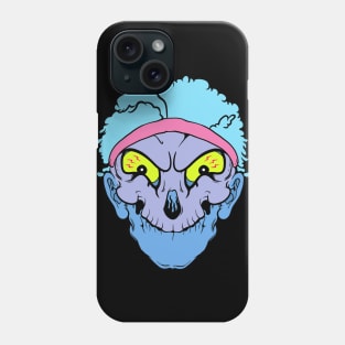 Dope skulls logo icon drawing Phone Case