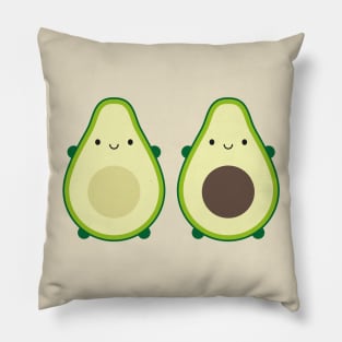 Kawaii Avocados Pillow