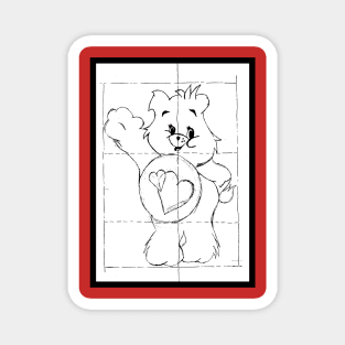 Care Bear Blueprint Magnet