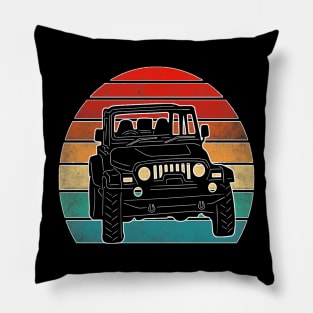 VINTAGE JEEP Pillow