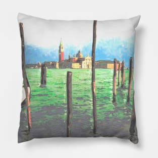 Venice Island Pastel Pillow