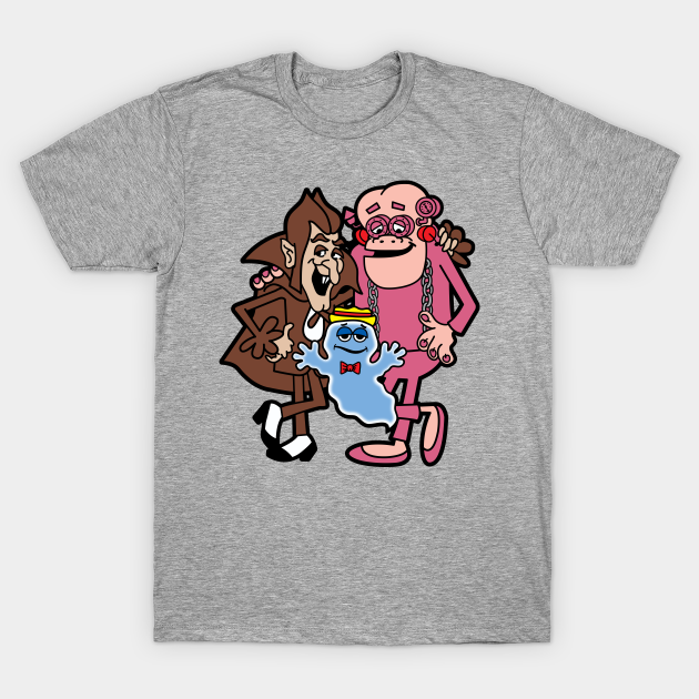 Cereal Monsters - Cereal Box - T-Shirt