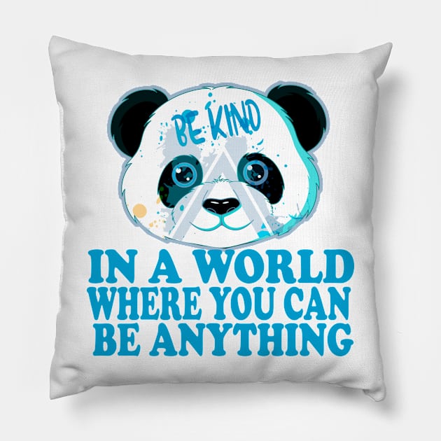 Be Kind Pillow by Creation Cartoon