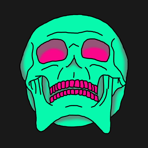 Psychedelic Skull by MrGekko