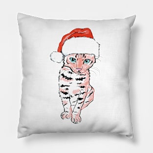 Christmas cat Pillow