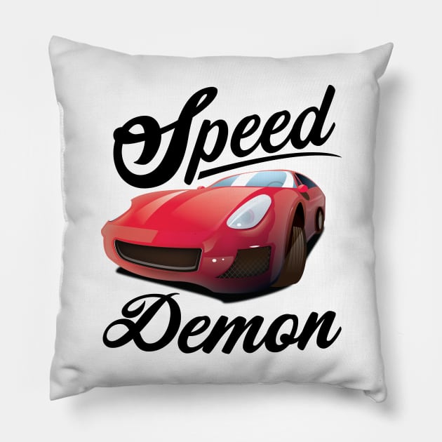 Speed Demon Pillow by nickemporium1