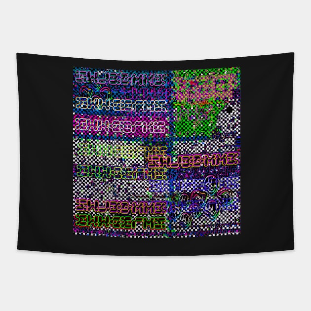 Cyber Checkmate Tapestry by EwwGerms