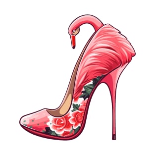 Flamingo high heel shoe Shoe lover T-Shirt