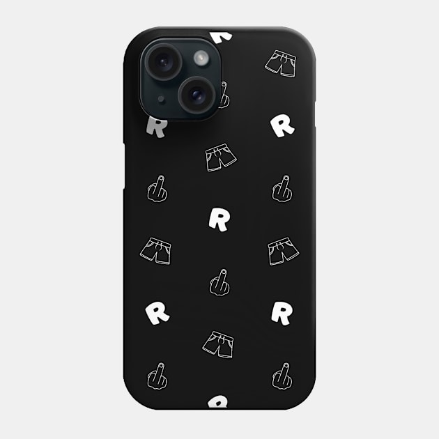 Shorts R Fucked - Plain White Phone Case by Shinsen Merch