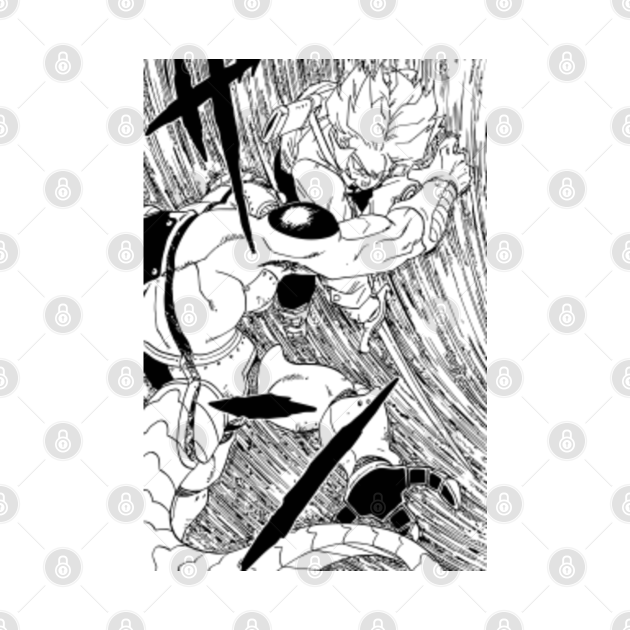 Trunks vs Frieza Dragonball Z TShirt TeePublic