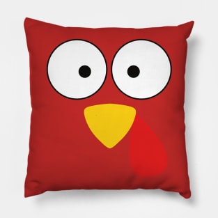 Turkey Face Costume T-Shirt Pillow