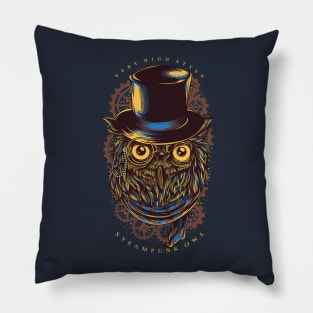 Steampunk Owl Pillow