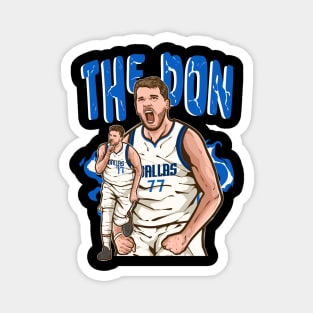Luka Doncic The Don Cartoon Magnet