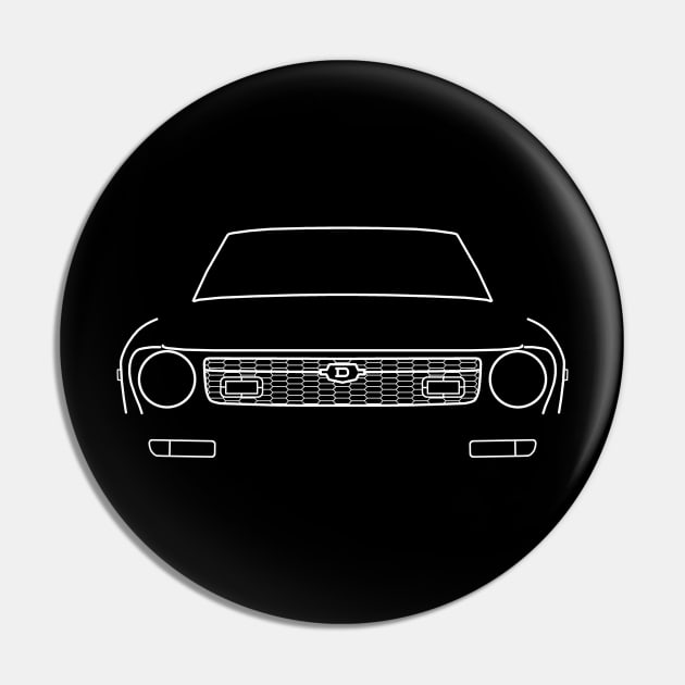 Datsun 120Y / B211 classic car white outline graphic Pin by soitwouldseem