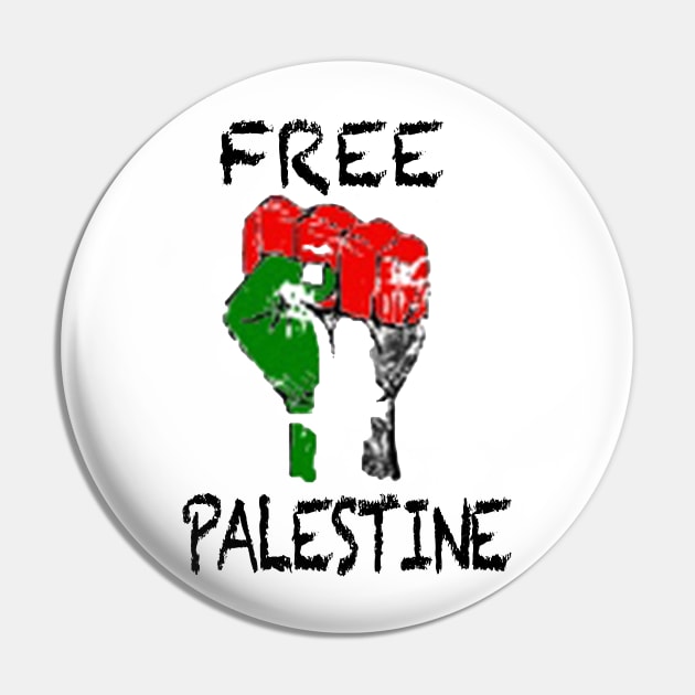 Free Palestine | Palestine in my heart Pin by TheAlmighty1