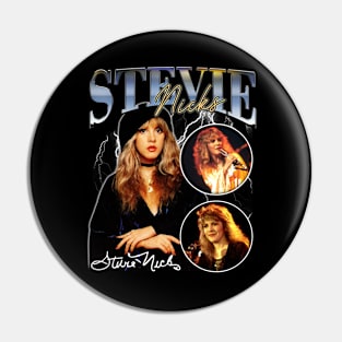 Stevie Nicks Vintage Rock Music Pin