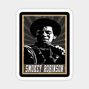 80s Style Smokey Robinson Magnet