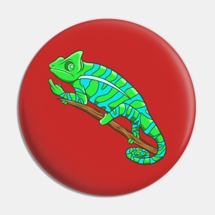 Fuck off chameleon Pin