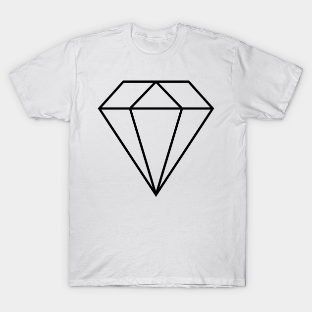 Discover white diamond design - Diamond Gift Idea - T-Shirt