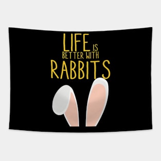 Life is bitter with rabbits Tapestry