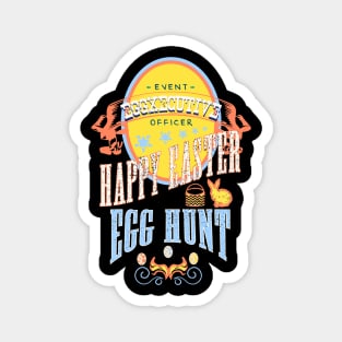 Happy Easter Egg Hunt Vintage EGGXECUTIVE RC03 Magnet