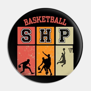 Shoot Hoop Points،basketball funny design Pin