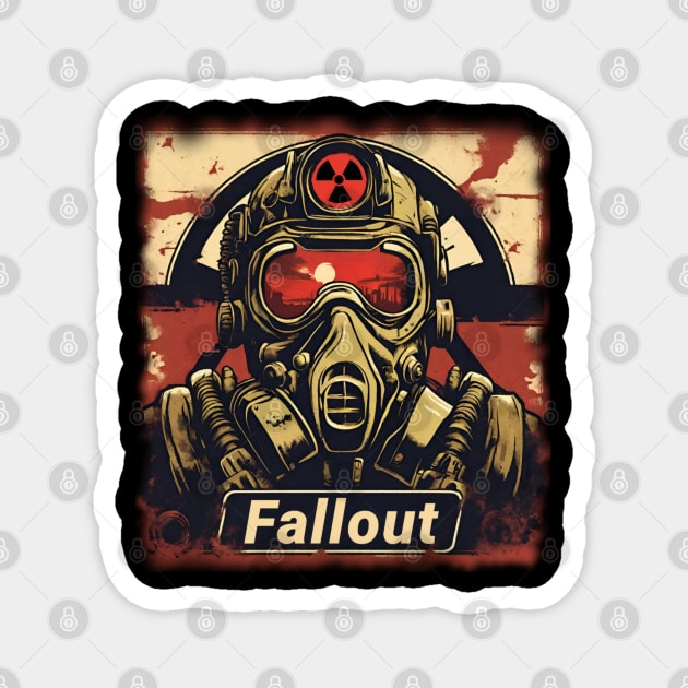 Fallout: Gear Up and Face the Wasteland Magnet by LopGraphiX