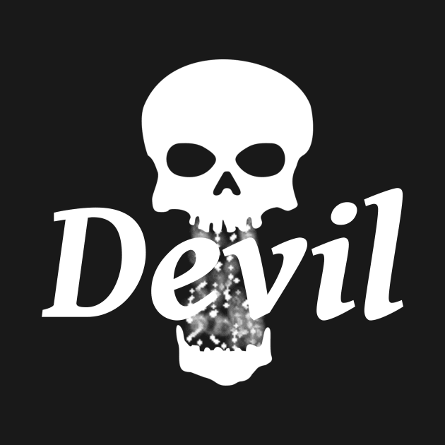 Devil with a skull for Gothic by SpassmitShirts