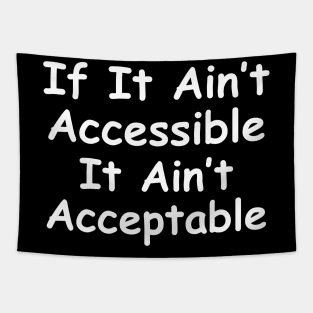 The Future Is Accessible Tapestry