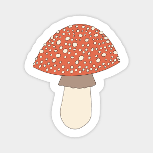 Red Mushroom Magnet