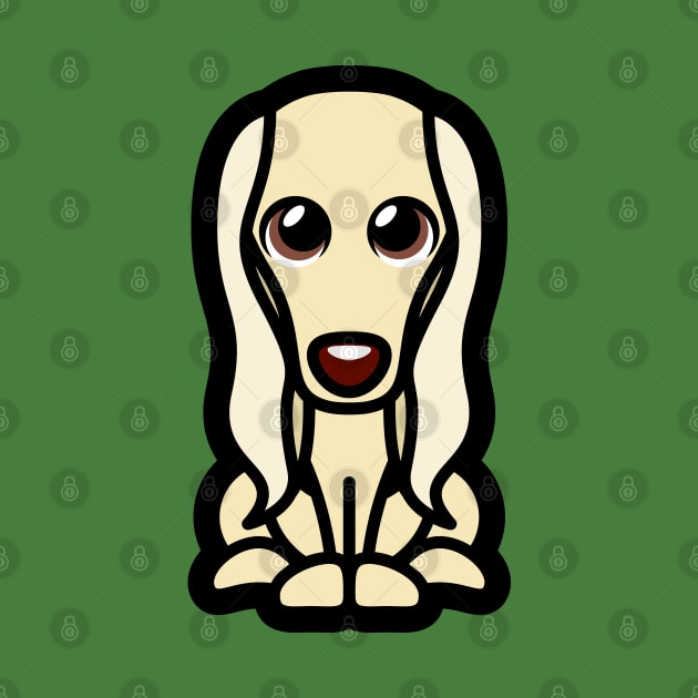 Afghan Hound Tooniefied by Tooniefied