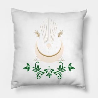 The Moon and Lady Nature Pillow