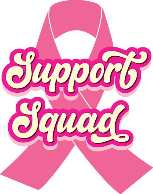 Cancer Support Squad - Cancer Ribbon Kids T-Shirt by Whimsical Thinker