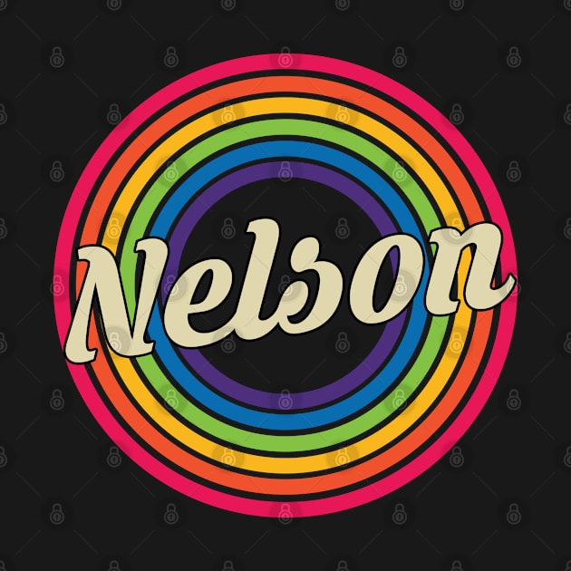 Nelson - Retro Rainbow Style by MaydenArt