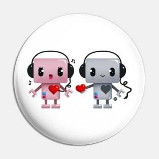 Robot Love Pin