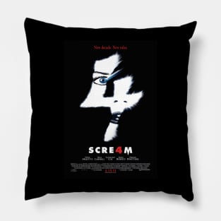 Scream 4 Movie Poster Pillow