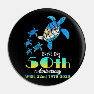 Earth Day 50th Anniversary Sea Turtle Pin