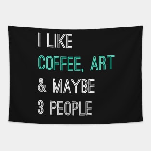 Coffee & Art Tapestry